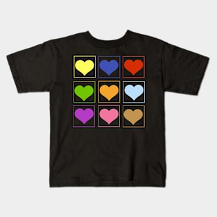 Hearts design Kids T-Shirt